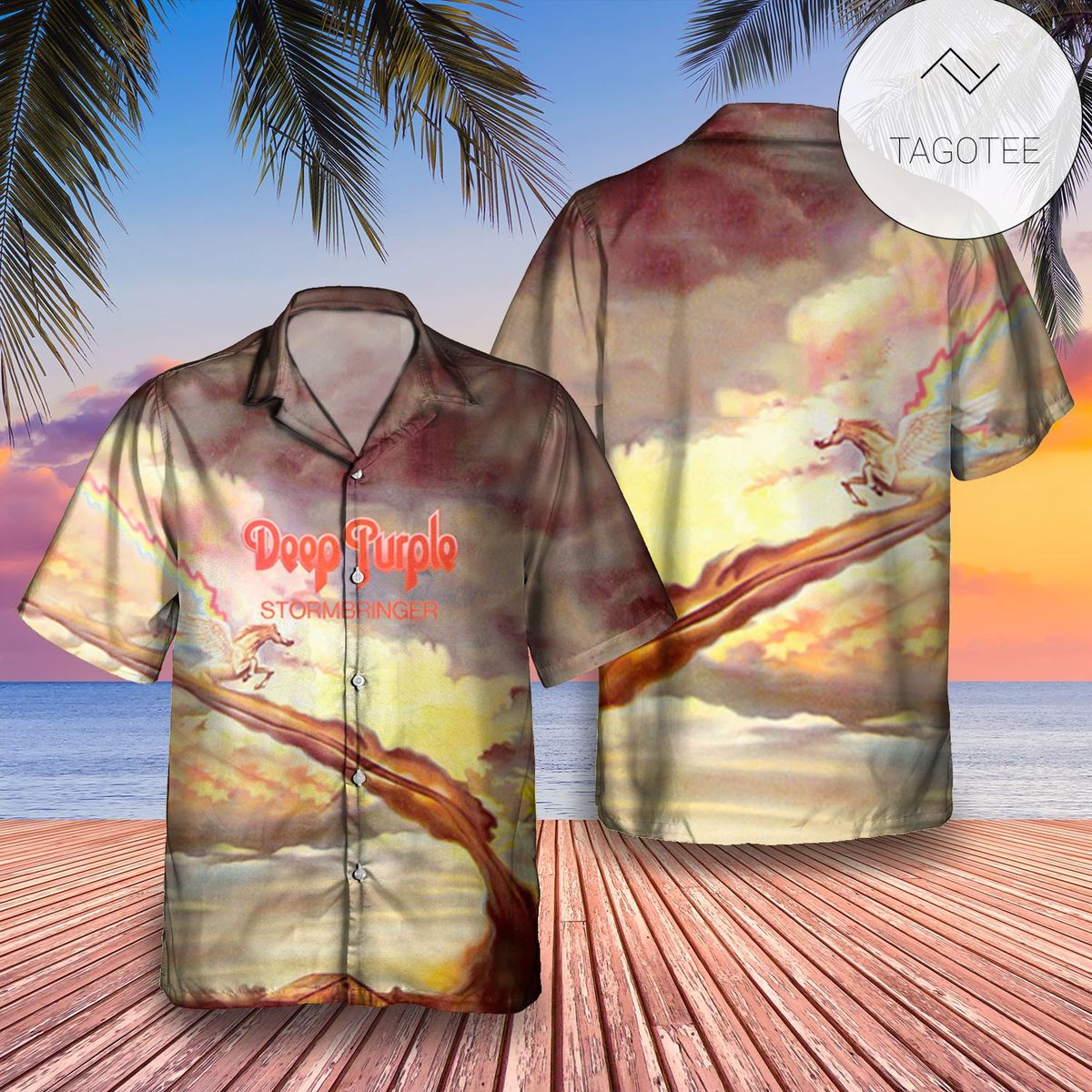 Deep Purple Infinite Album Cover Hawaiian Shirt