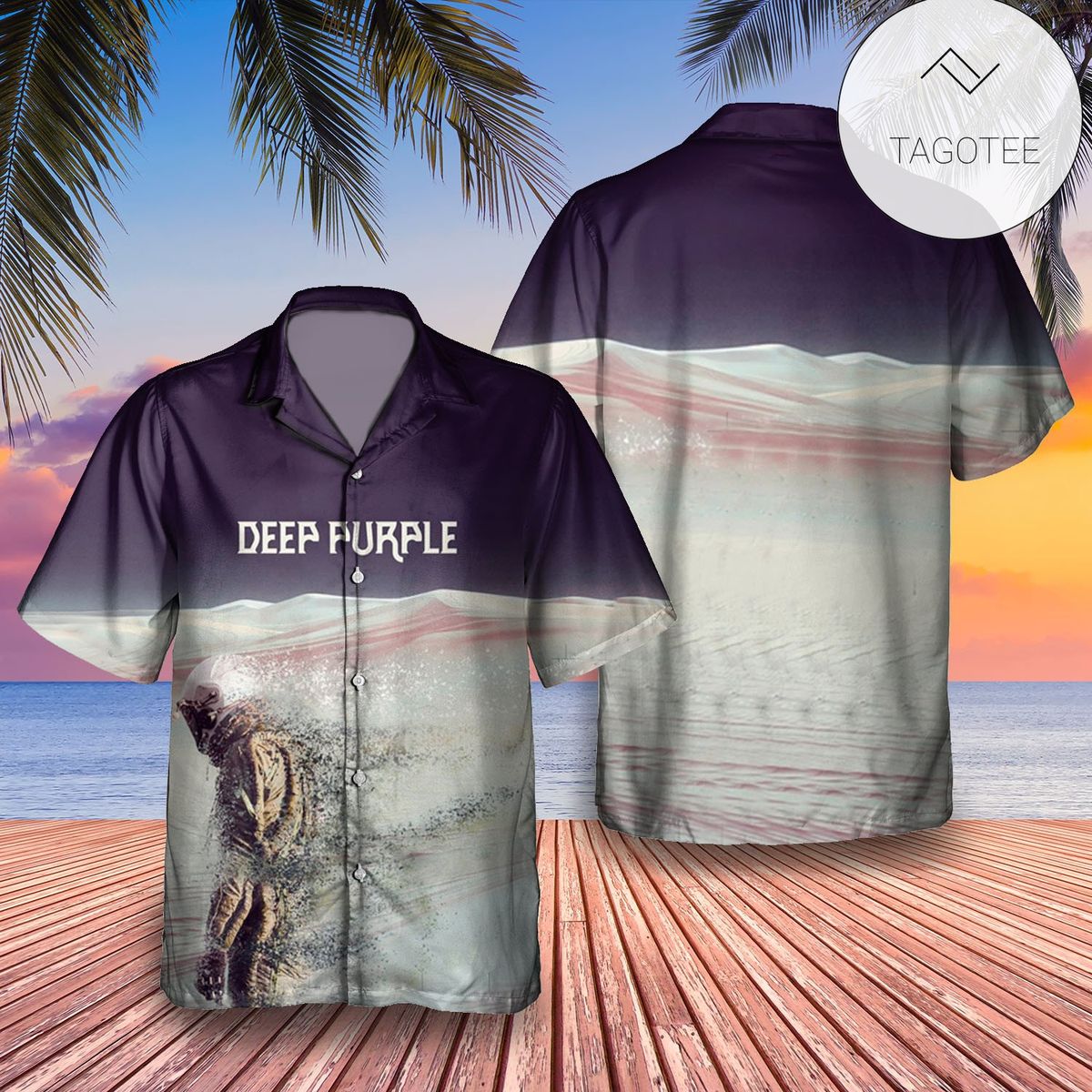 Deep Purple Stormbringer Album Cover Hawaiian Shirt