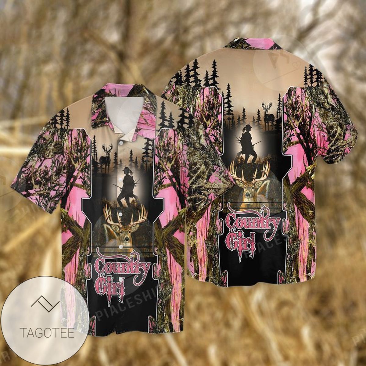 Deer Hunting Shirt Camouflage Deer Hunting Hawaiian Shirt Adult Full Print