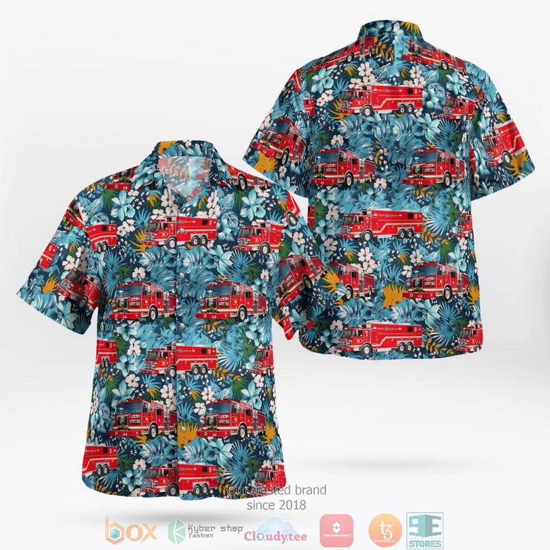 Dekalb County Police MD500 N90DK Hawaiian Shirt