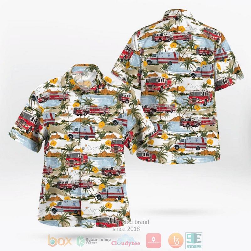 DeLand Fire Department Hawaiian Shirt