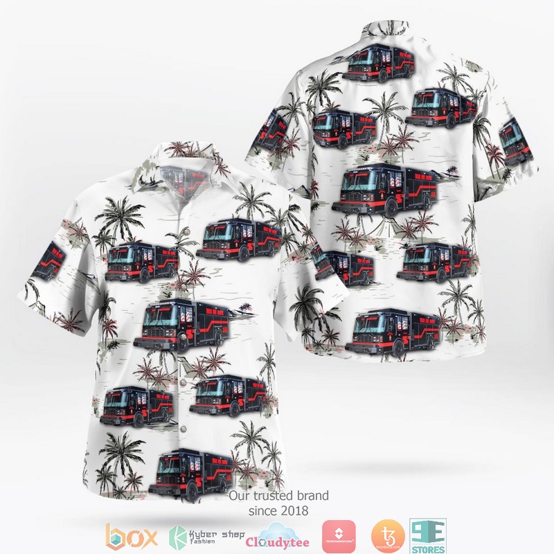 Delhi Louisiana Delhi Fire Department 3D Hawaii Shirt