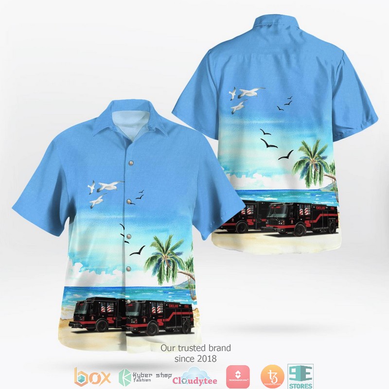 Delhi Fire Department Hawaii 3D Shirt