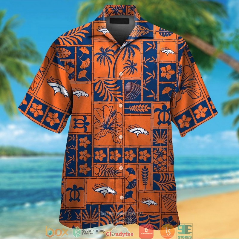 Denver Broncos Hawaiian Shorts