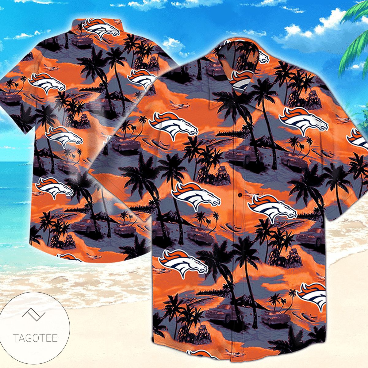 Derby County U Hawaiian Shirt