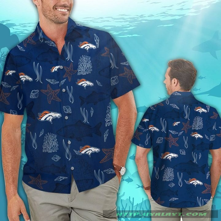 Denver Broncos Pirates Aloha Hawaiian Shirt