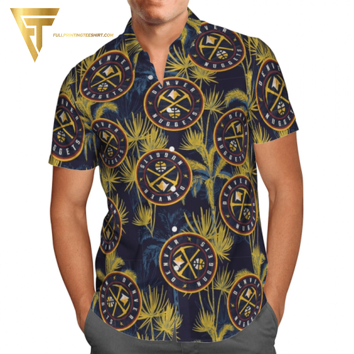 Denver Nuggets NBA Team Summer Hawaiian Shirt