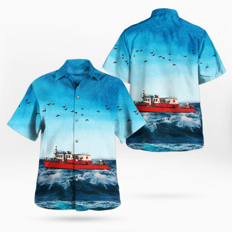 Detroit Fire Department Ladder Hawaiian Shirt