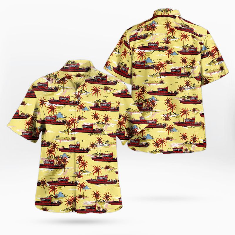 Detroit Fire Department Ladder Hawaiian Shirt