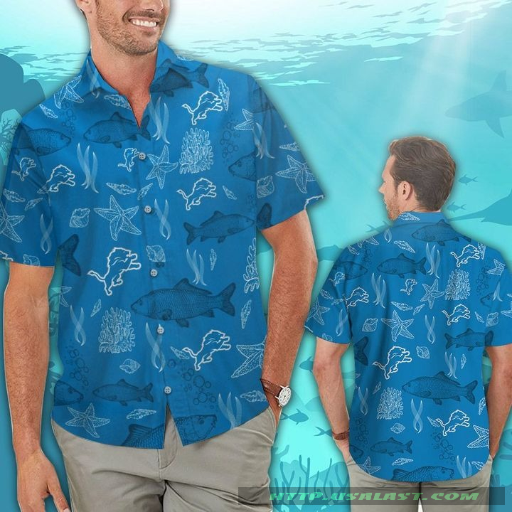 Detroit Lions NFL Summer Hawaiian Shirt