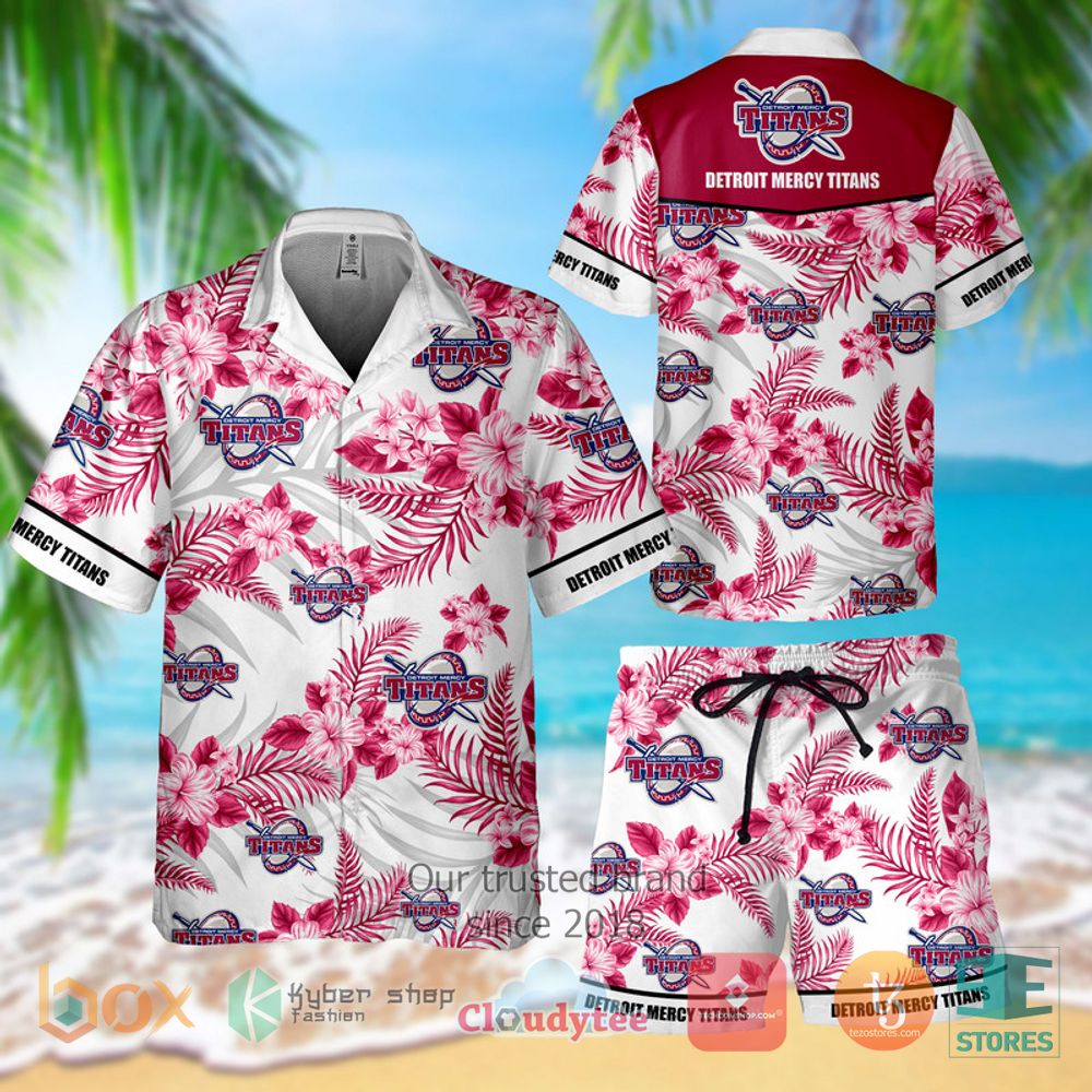 Detroit Michigan Detroit Fire Department Hawaiian Shirt