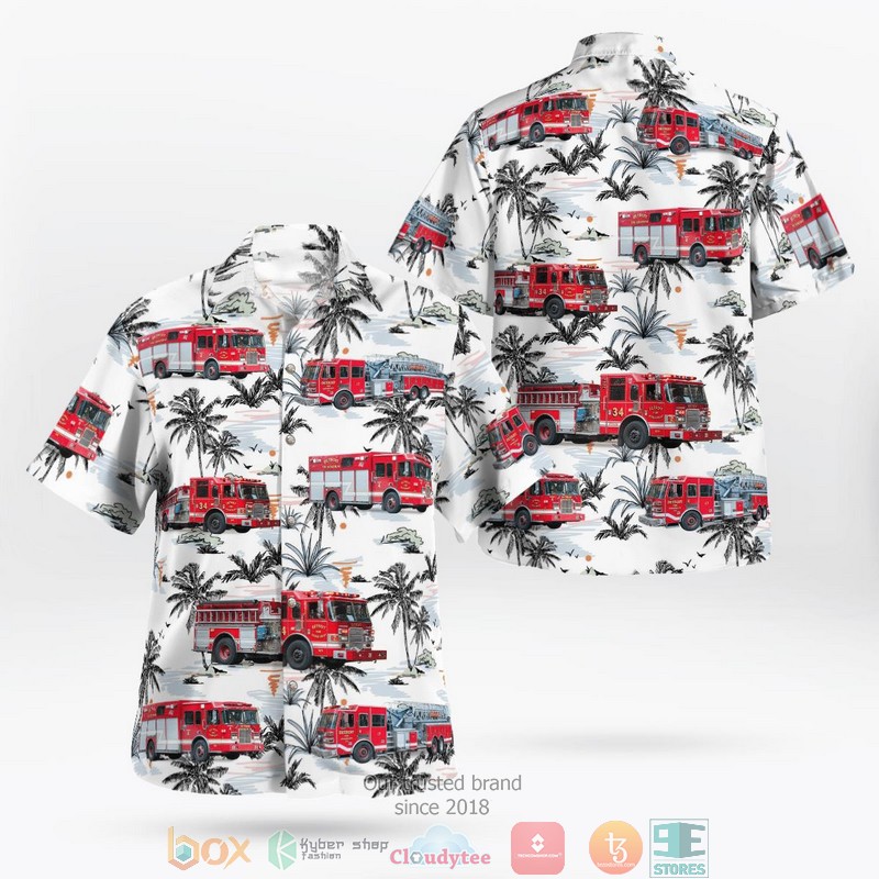 Detroit Police Department Detroit Michigan Hawaiian shirt