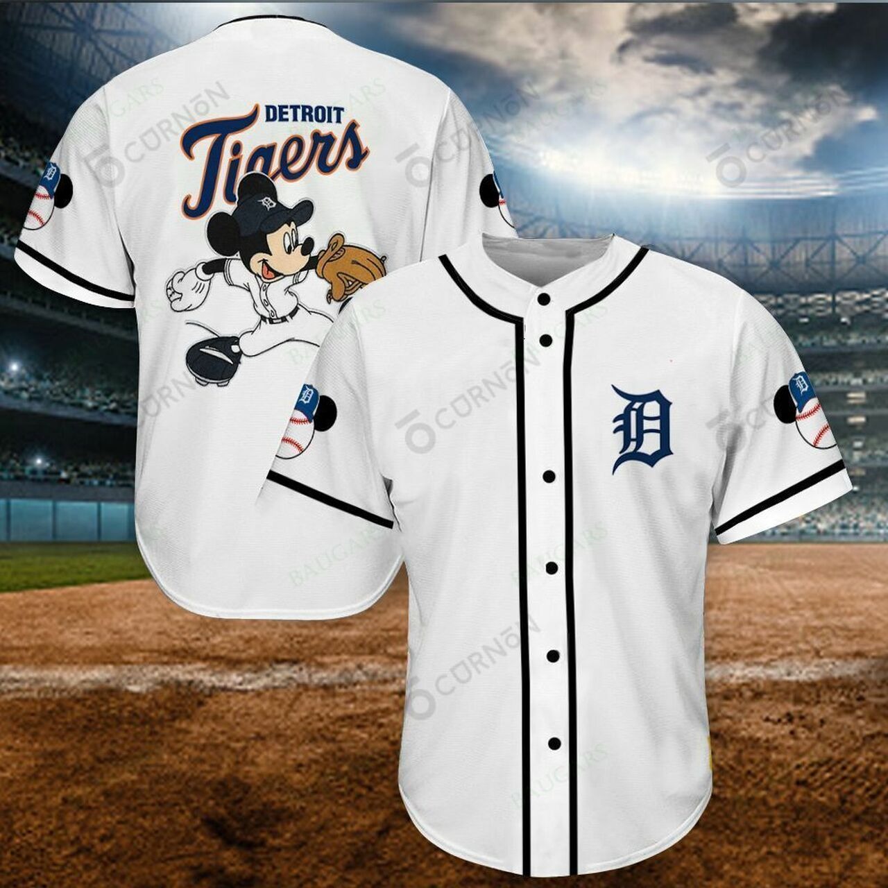 Detroit tigers baseball jersey shirt