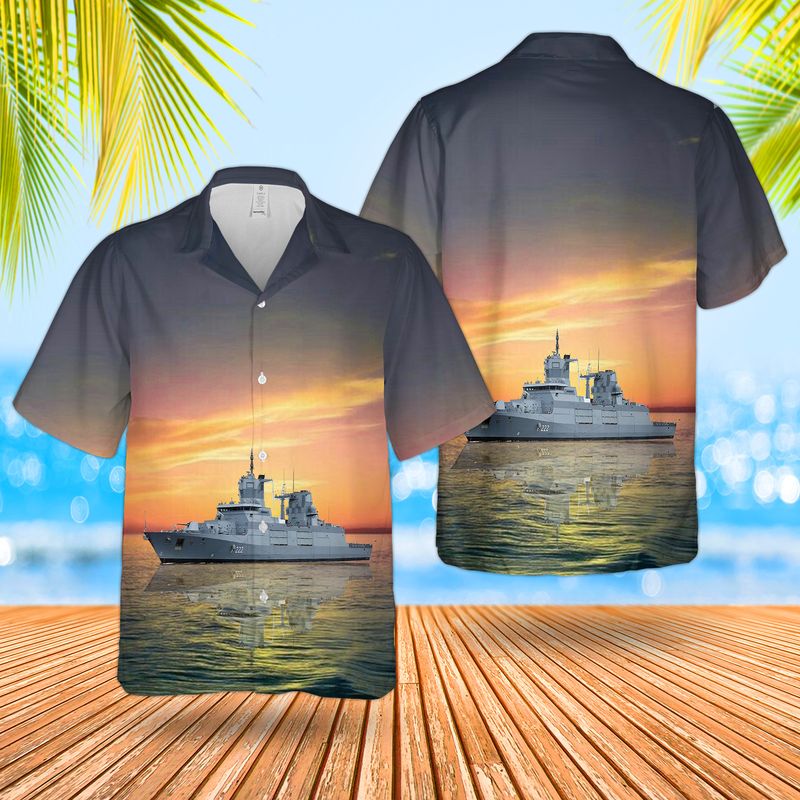 Deutsche Marine Nordrhein-Westfalen F223 Hawaiian Shirt