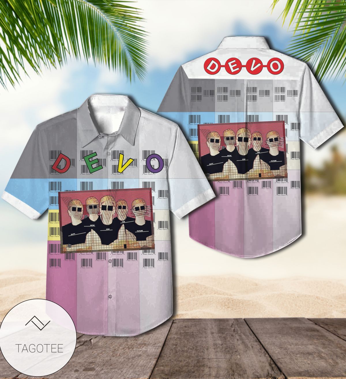 Devo B Stiff Ep Cover Hawaiian Shirt