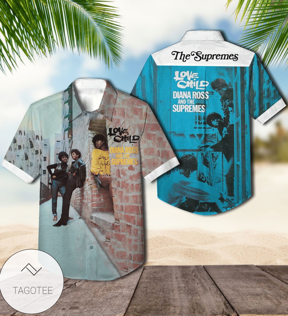 Diana Ross And The Supremes Reflections Album Cover Hawaiian Shirt