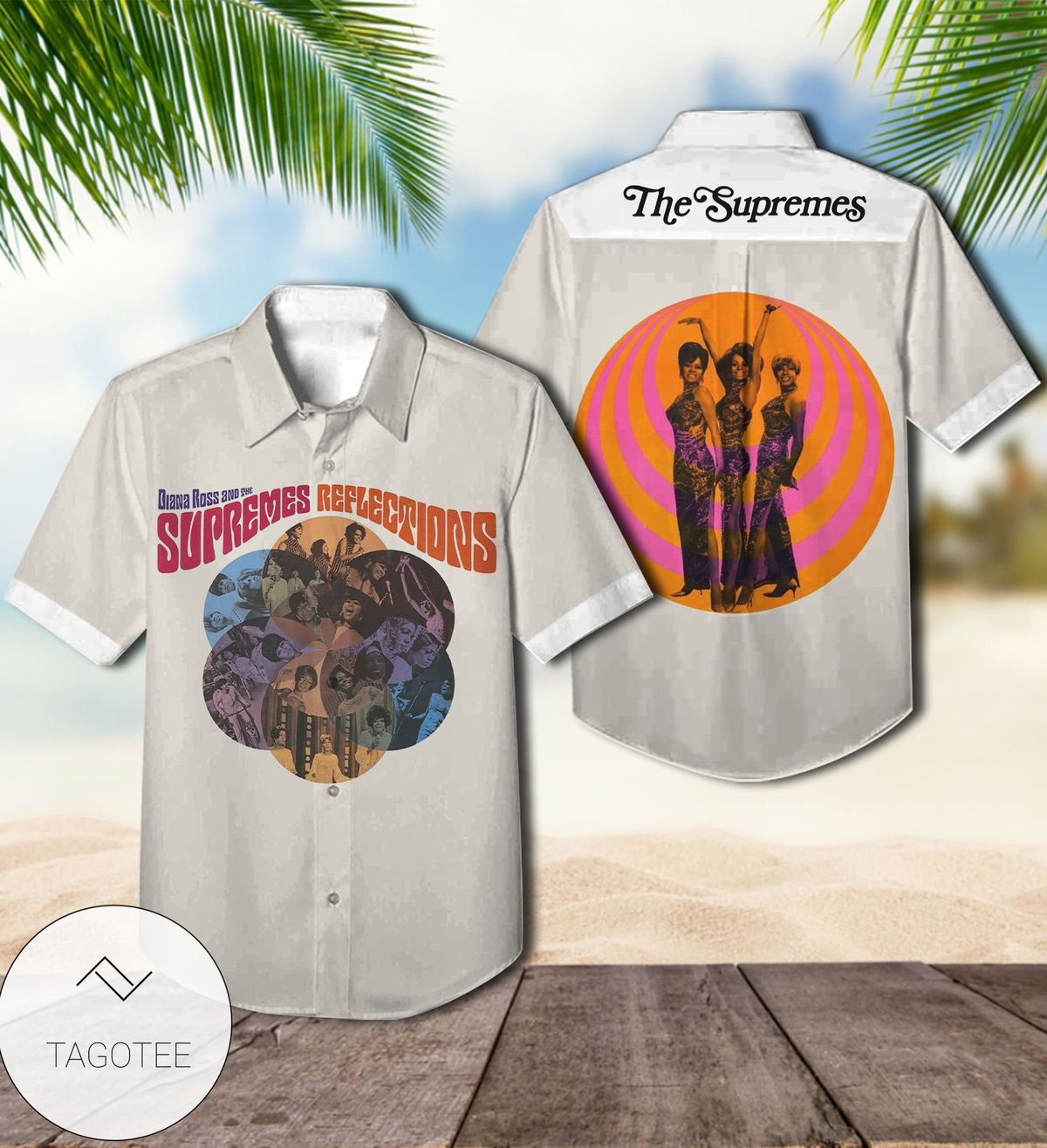 Diana Ross And The Supremes I Hear A Symphony Album Cover Hawaiian Shirt