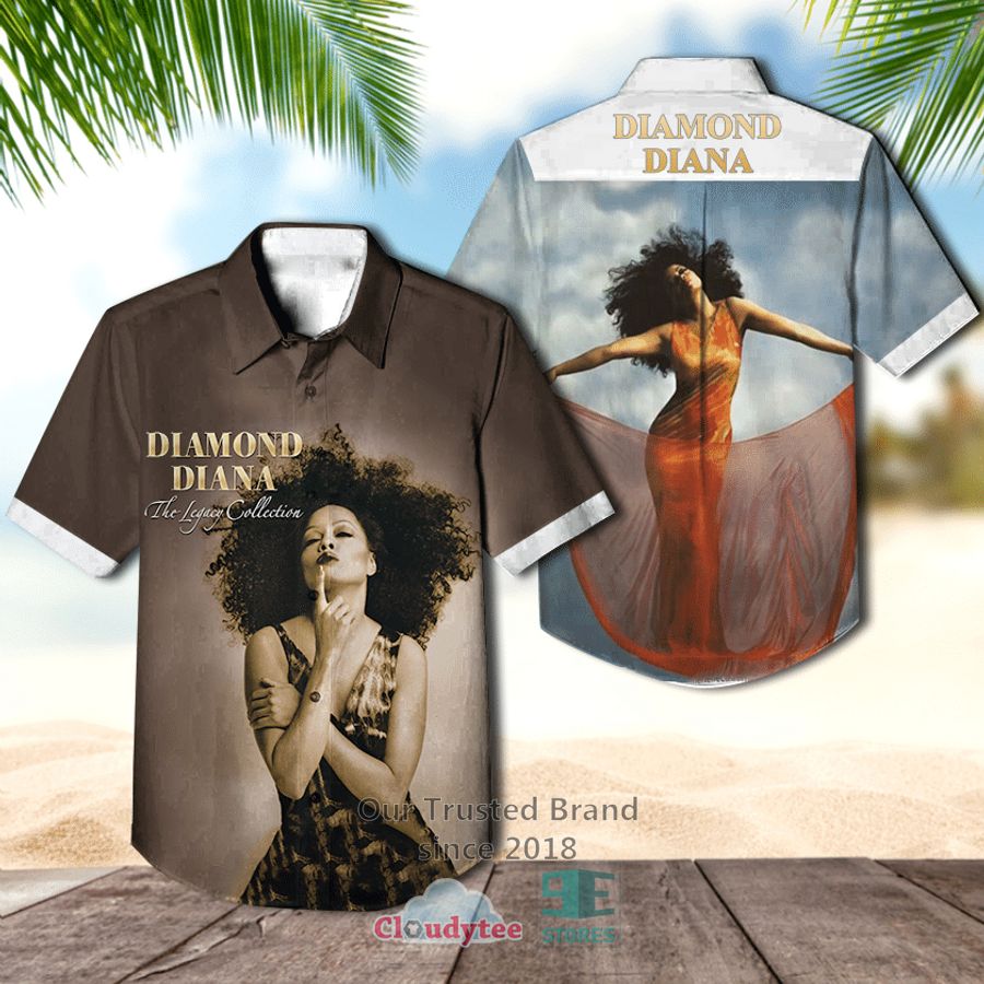 Diana Ross DR Album Hawaiian Shirt