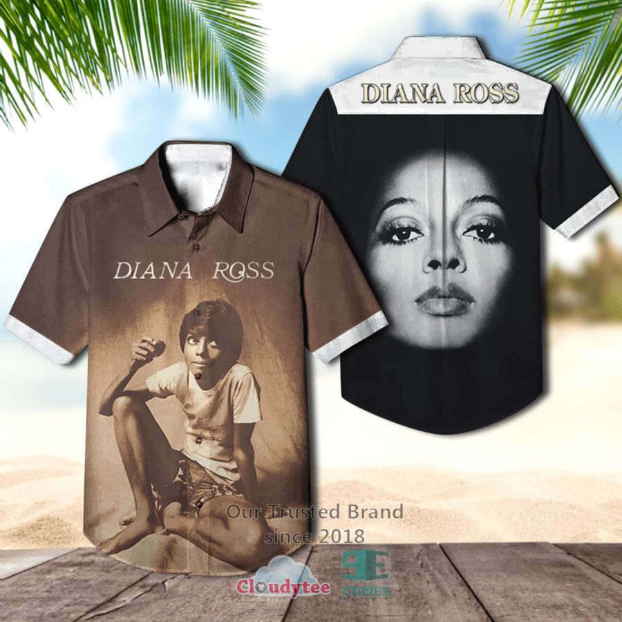 Diana Ross Diamond Album Hawaiian Shirt