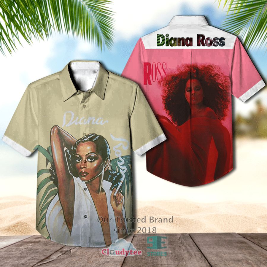 Diana Ross DR Album Hawaiian Shirt