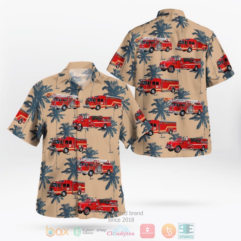 Dexter Area Fire Department Dexter Michigan Hawaiian Shirt