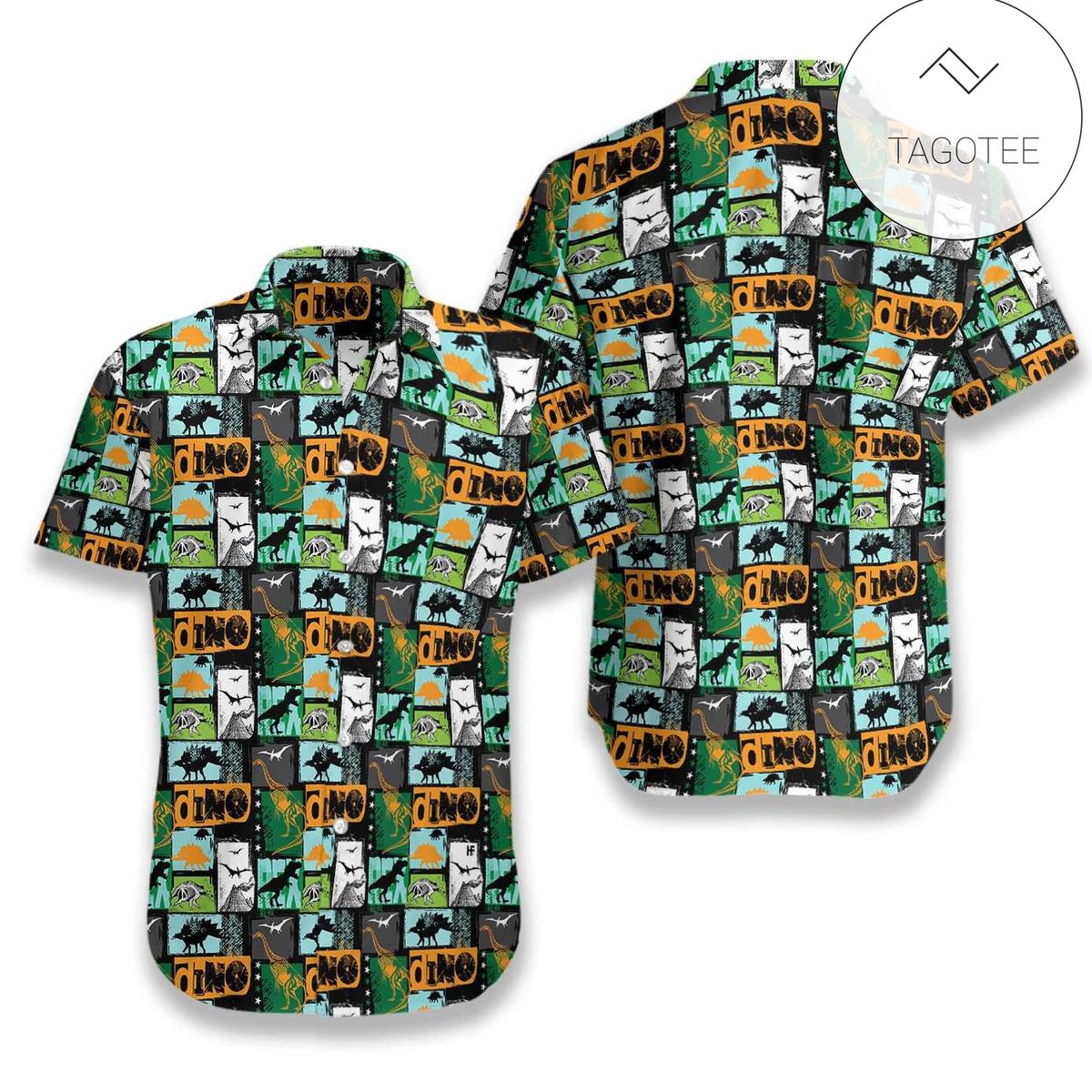 Dinosaur Aloha Shirt Carnivore From The Inside Costume Hawaiian Shirt