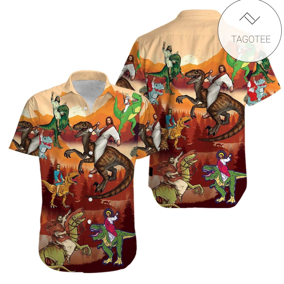 Dinosaur Hawaiian Shirt Dinosaur Shirt For Dinosaur Lover