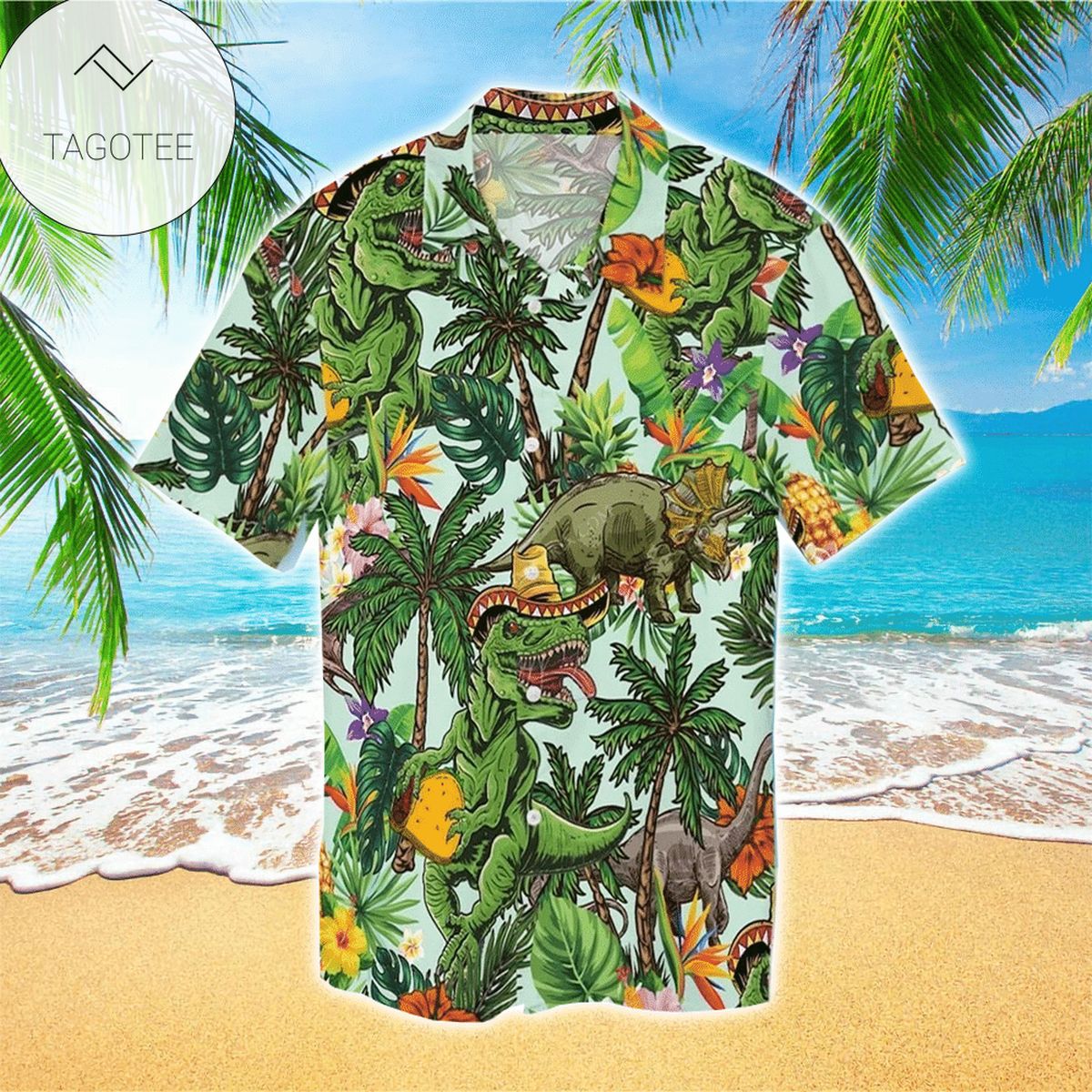 Dinosaurs Hawaiian Shirt Perfect DinosaursTerrier Clothing