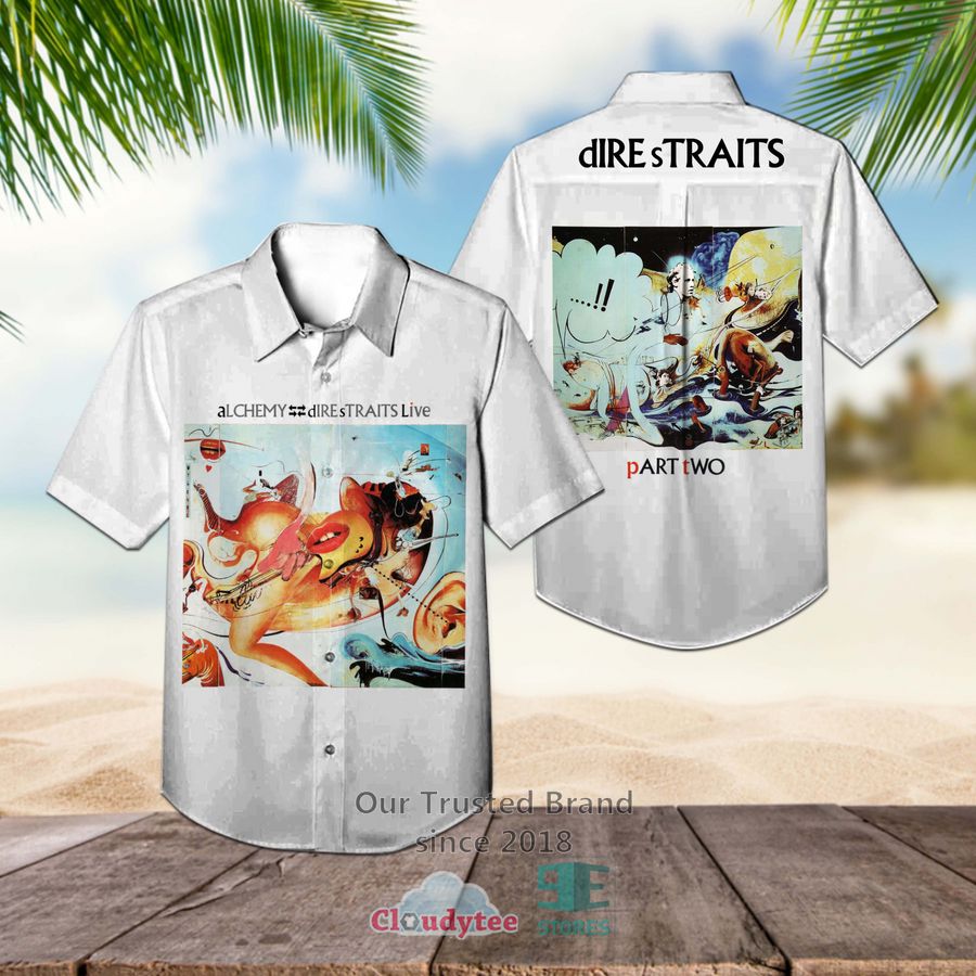 Dire Straits Alchemy Album Casual Hawaiian Shirt