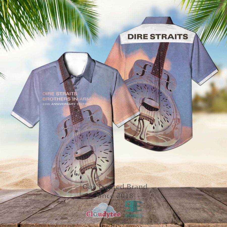 Dire Straits Band Hawaiian Shirt, Shorts