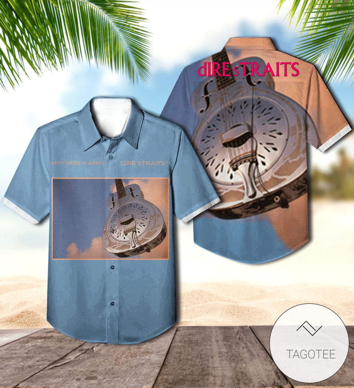 Dire Straits Communiqué Album Cover Hawaiian Shirt