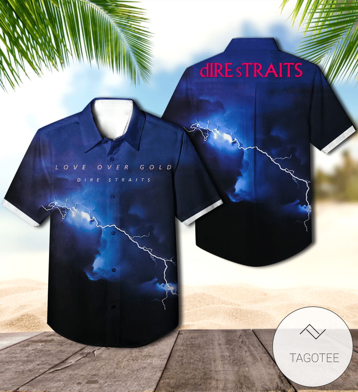 Dire Straits Hawaii 3d Shirt