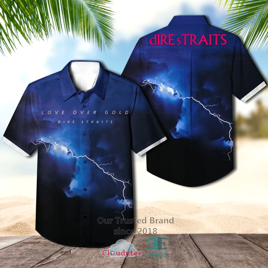 Dire Straits Making Movies Album Casual Hawaiian Shirt