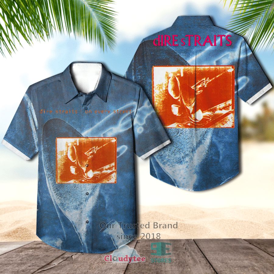 Dire Straits Money For Nothing Album Casual Hawaiian Shirt