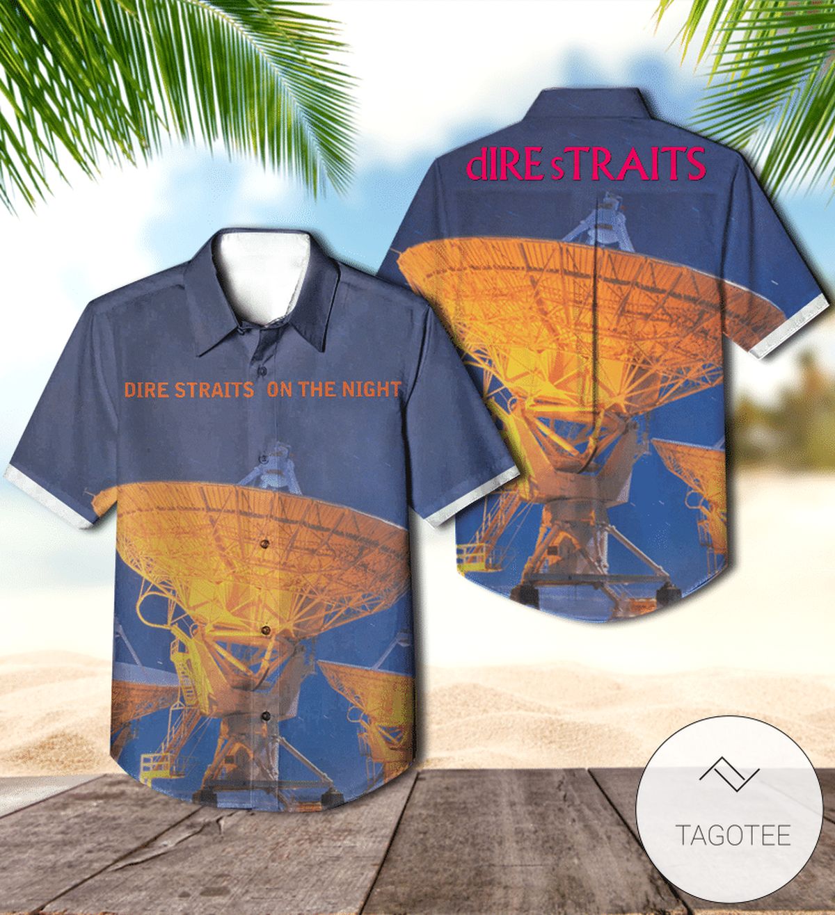 Dire Straits Making Movies Album Cover Hawaiian Shirt