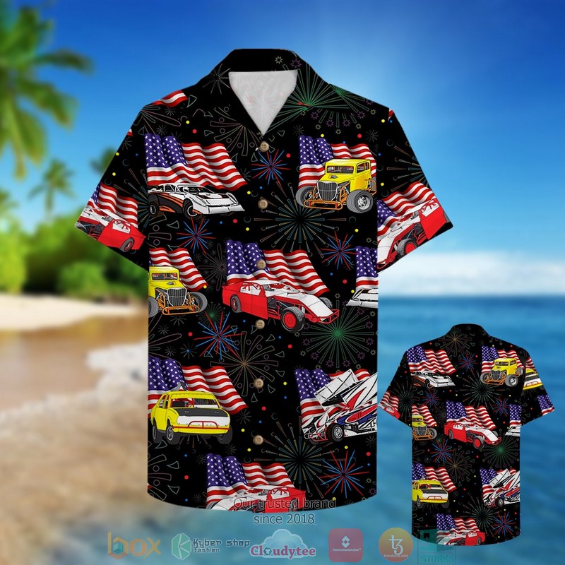 Dirt Track Racing Live Proud Stay Dirty Hawaiian Shirt