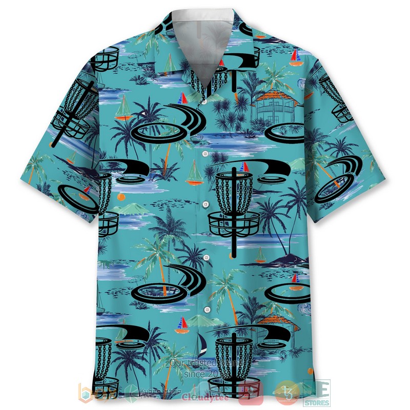 Dirt Track Racing Tropical Flower Pattern Hawaiian Shirt