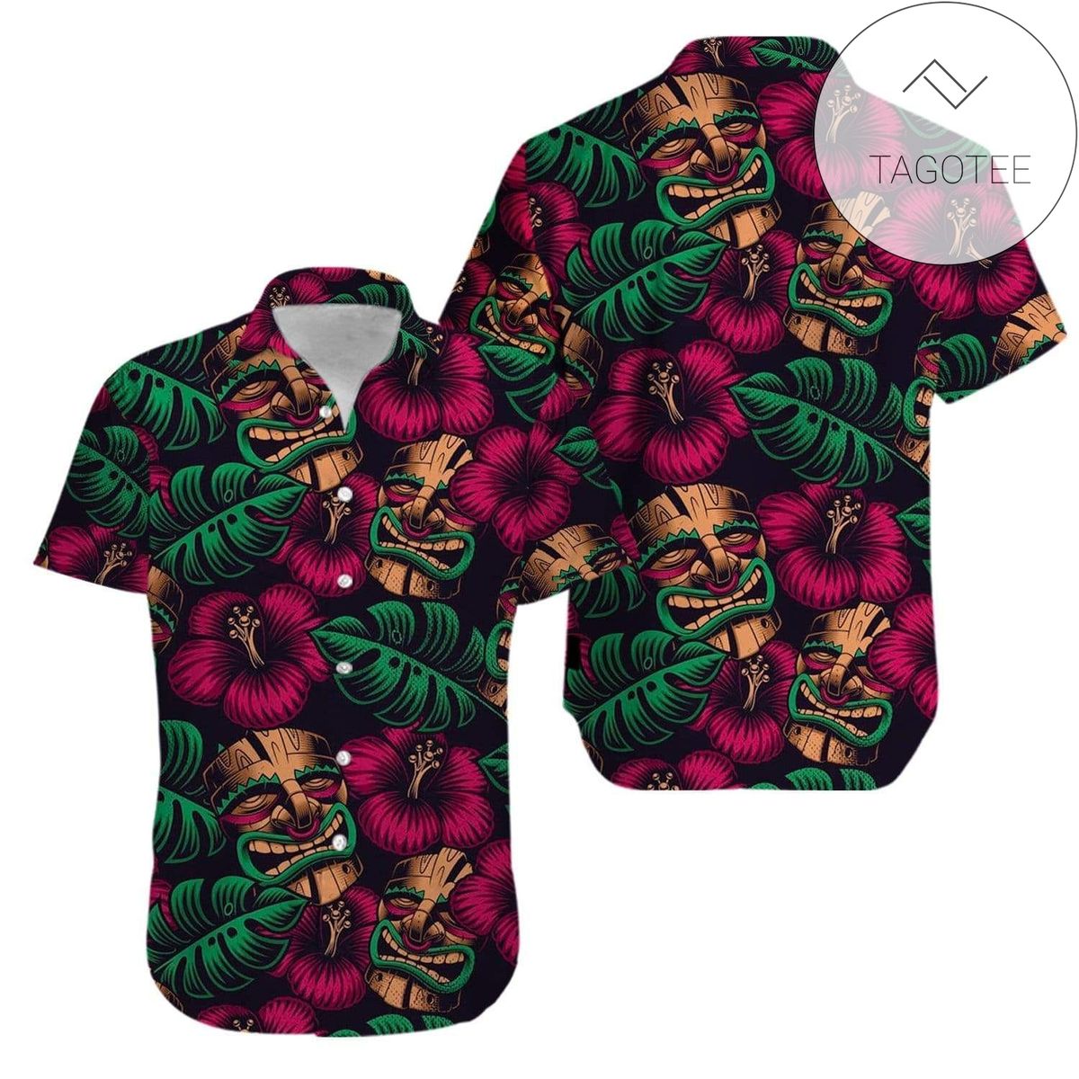 Discover Cool African Pattern Funny Colorful Tropical Hawaiian Aloha Shirts