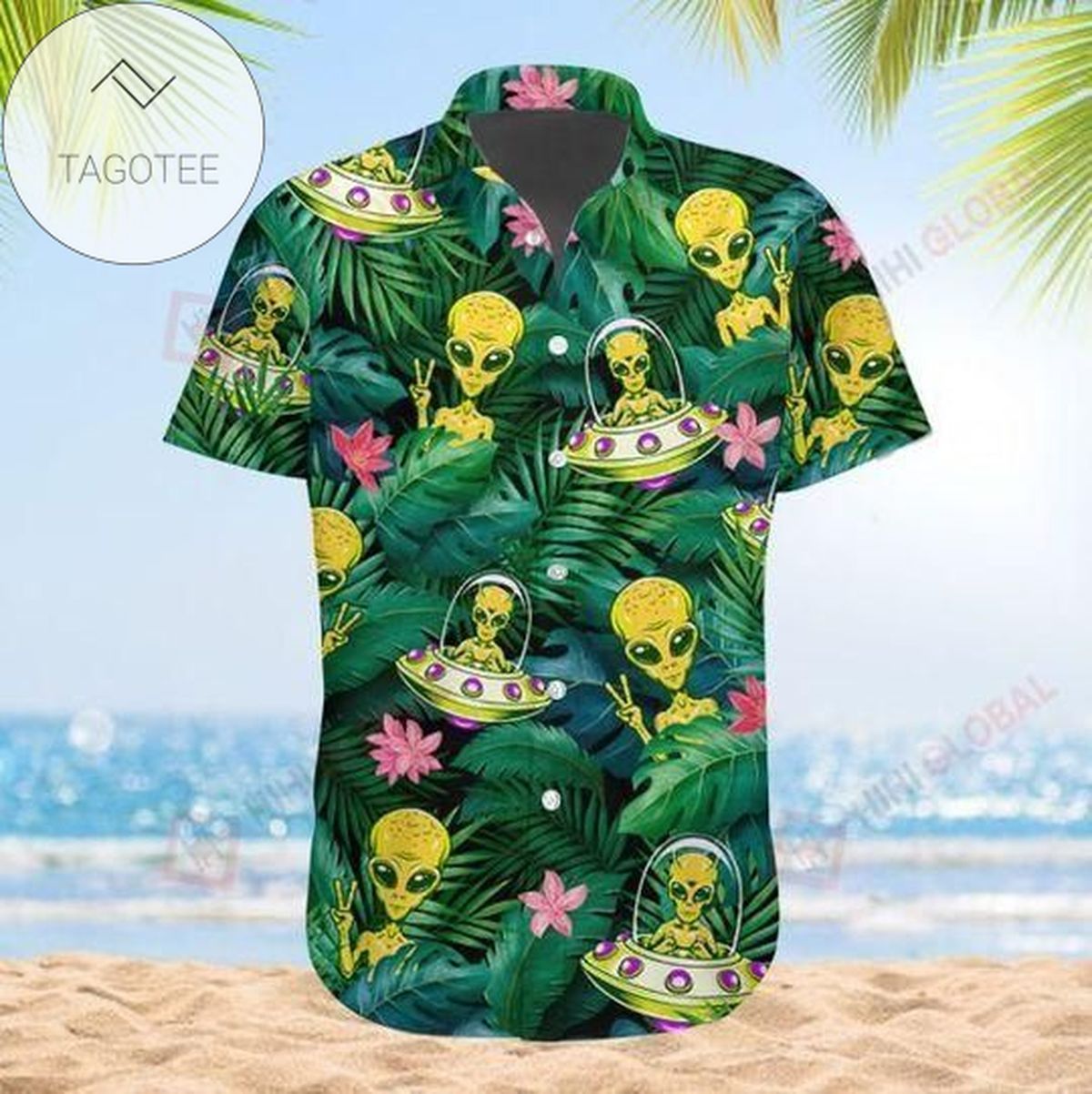 Discover Cool Amazing Alien Unisex Hawaiian Shirt