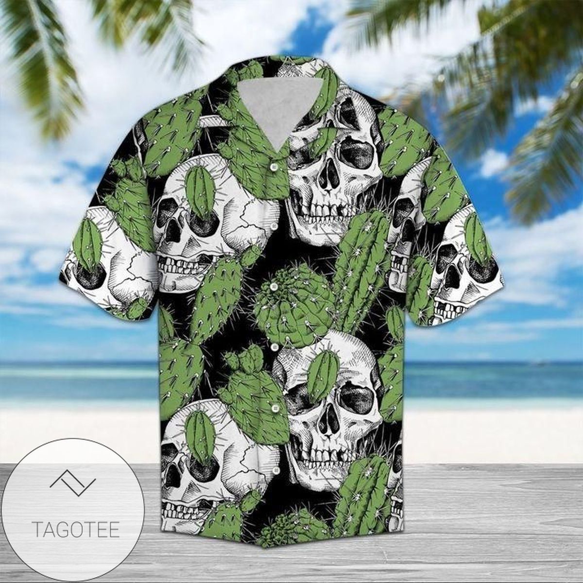 Discover Cool Skull Halloween Red Skull 3d All Over 2022 Authentic Hawaiian Shirt