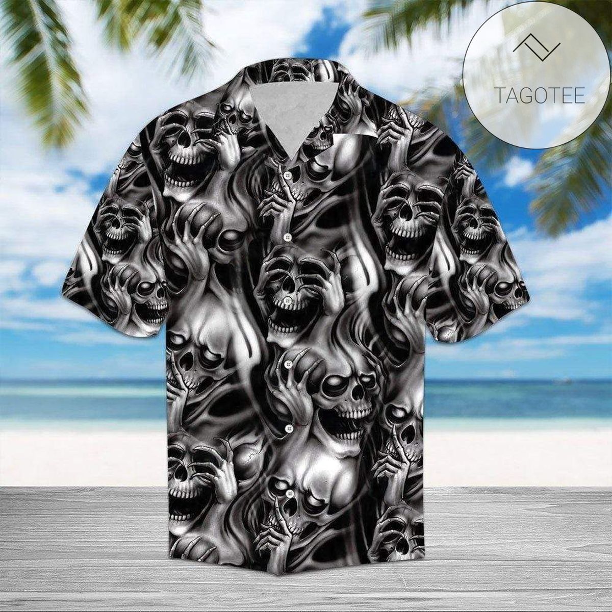 Discover Cool Sloth Surfing Summer Vibe Tropical Hawaiian Aloha Shirts