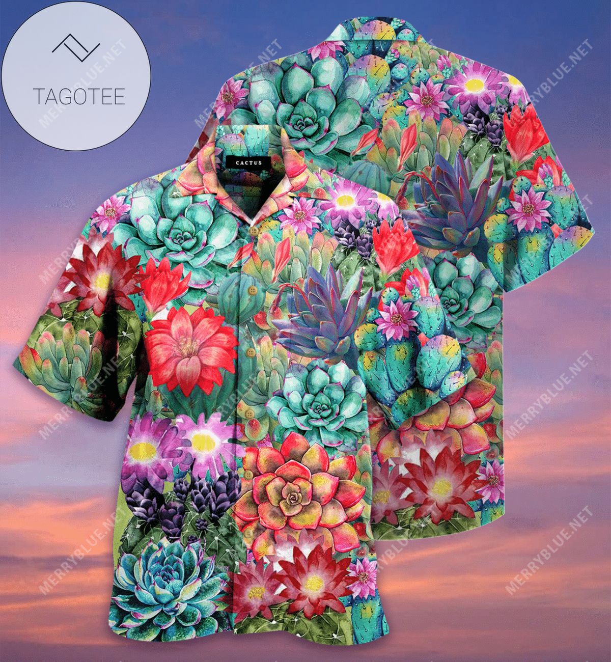 Discover Cool Sunset Summer Vibe Tropical Hawaiian Aloha Shirts Dh