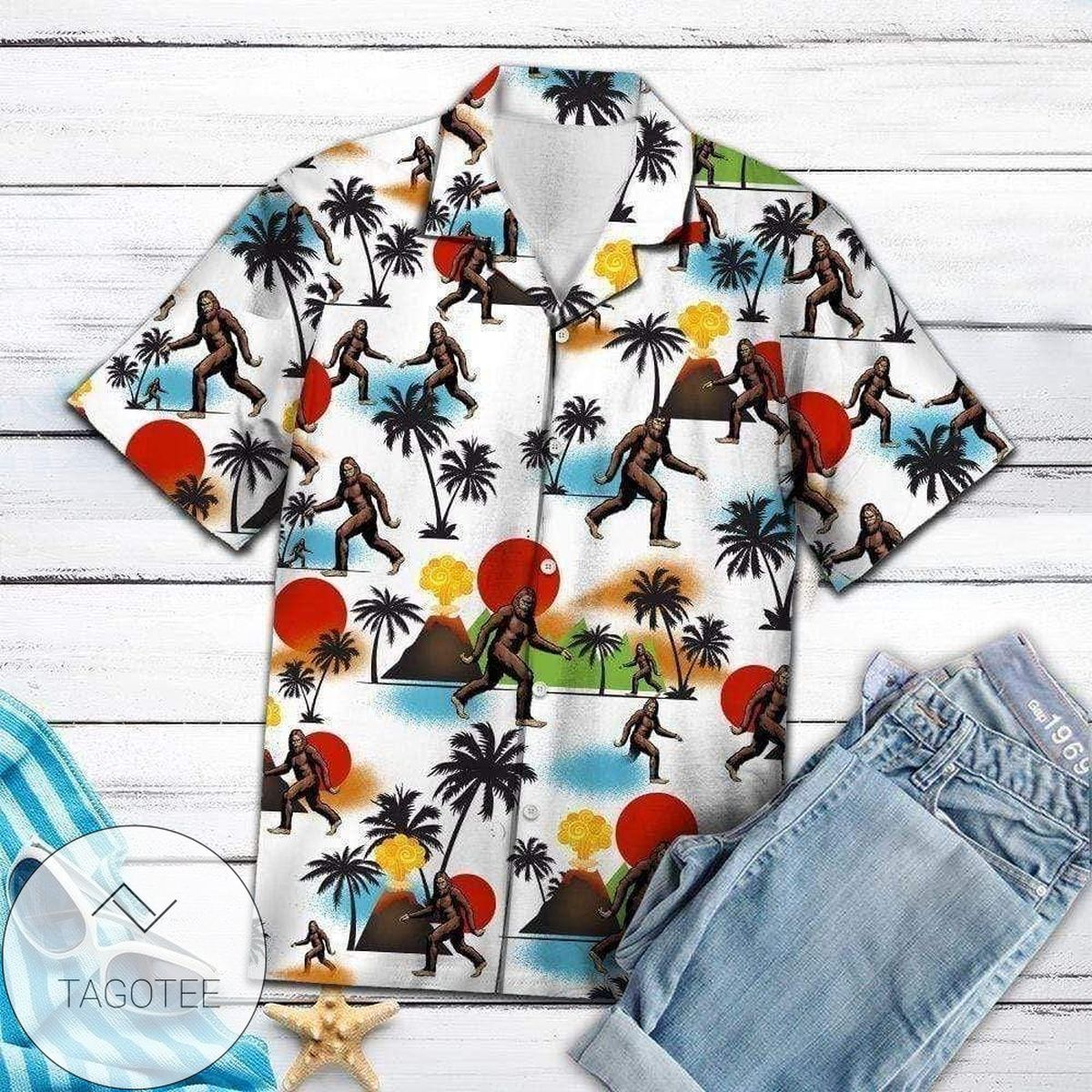 Discover Cool Sunset Summer Vibe Tropical Hawaiian Aloha Shirts Dh