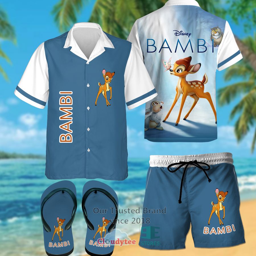 Disney Bambi Hawaiian Shirt, Shorts