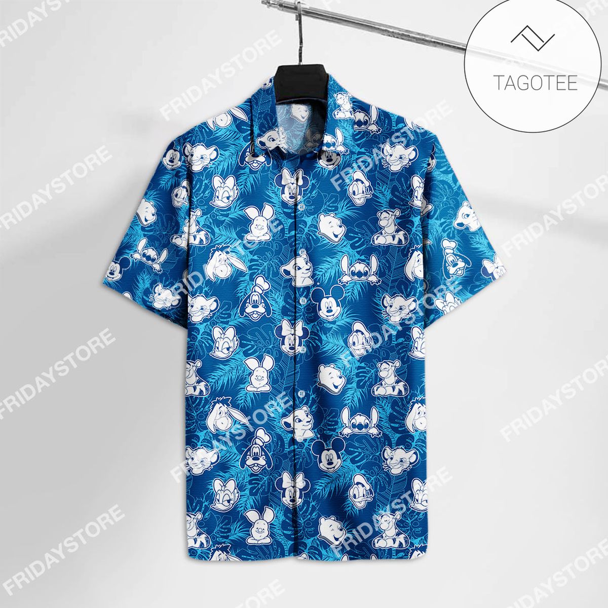 Disney Hawaiian Shirt Stitch Surfing Hawaii Tshirt Aloha Shirt