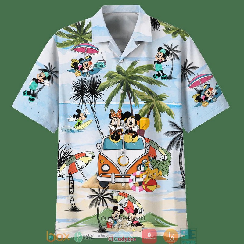 Disneyland Vintage Map Hawaiian Shirt