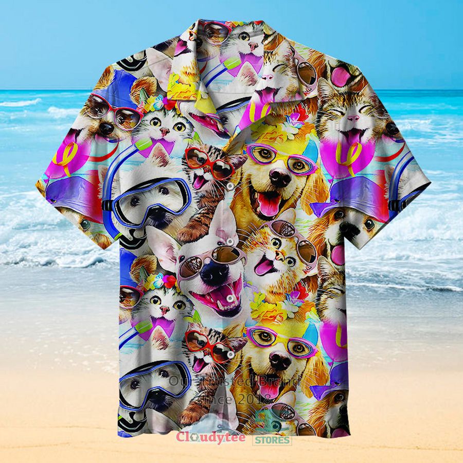 Dog City Universal Hawaiian Shirt