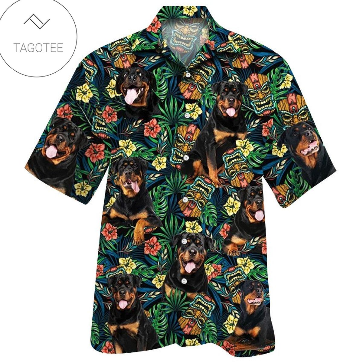 Dog Hawaiian Shirt Dog Tropical 3D Printed Shirt