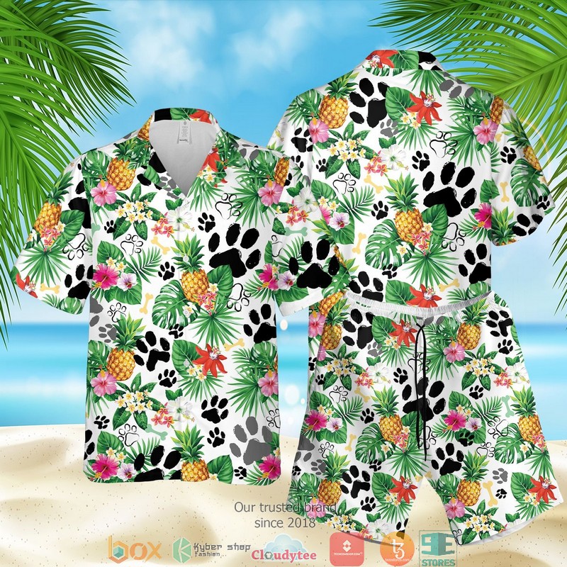 Dog Lover 2 Short Sleeve Hawaiian shirt