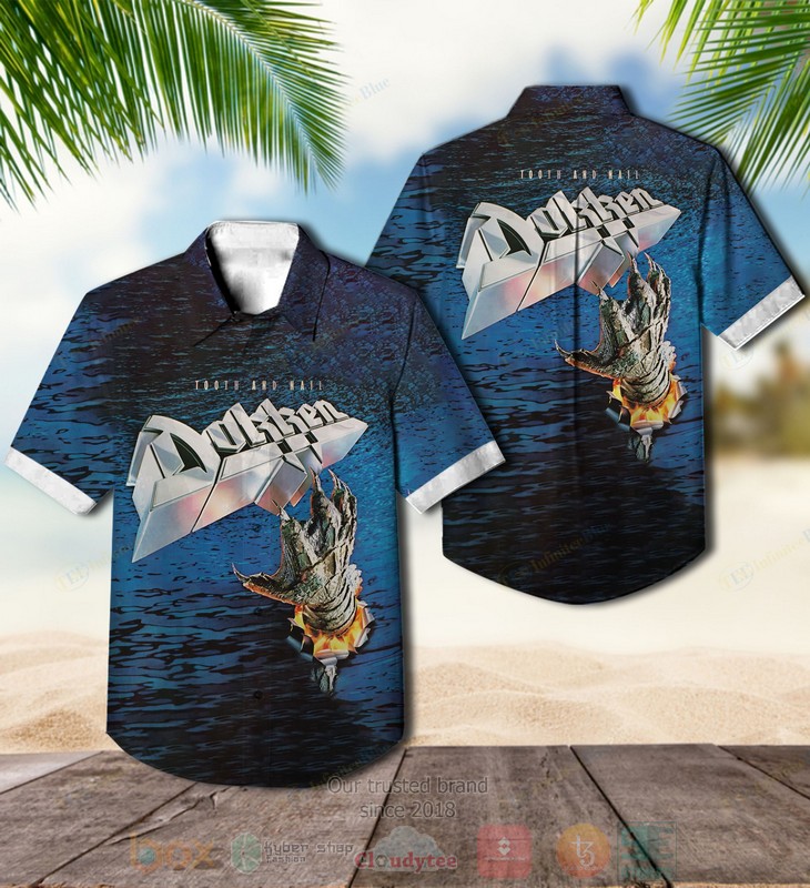 Dokken band Back for the Attack Hawaiian Shirt